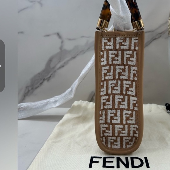 Fendi Sunshine Mini Shopper Tote NWT RARE SOLD OUT CURRENT - Picture 7 of 12